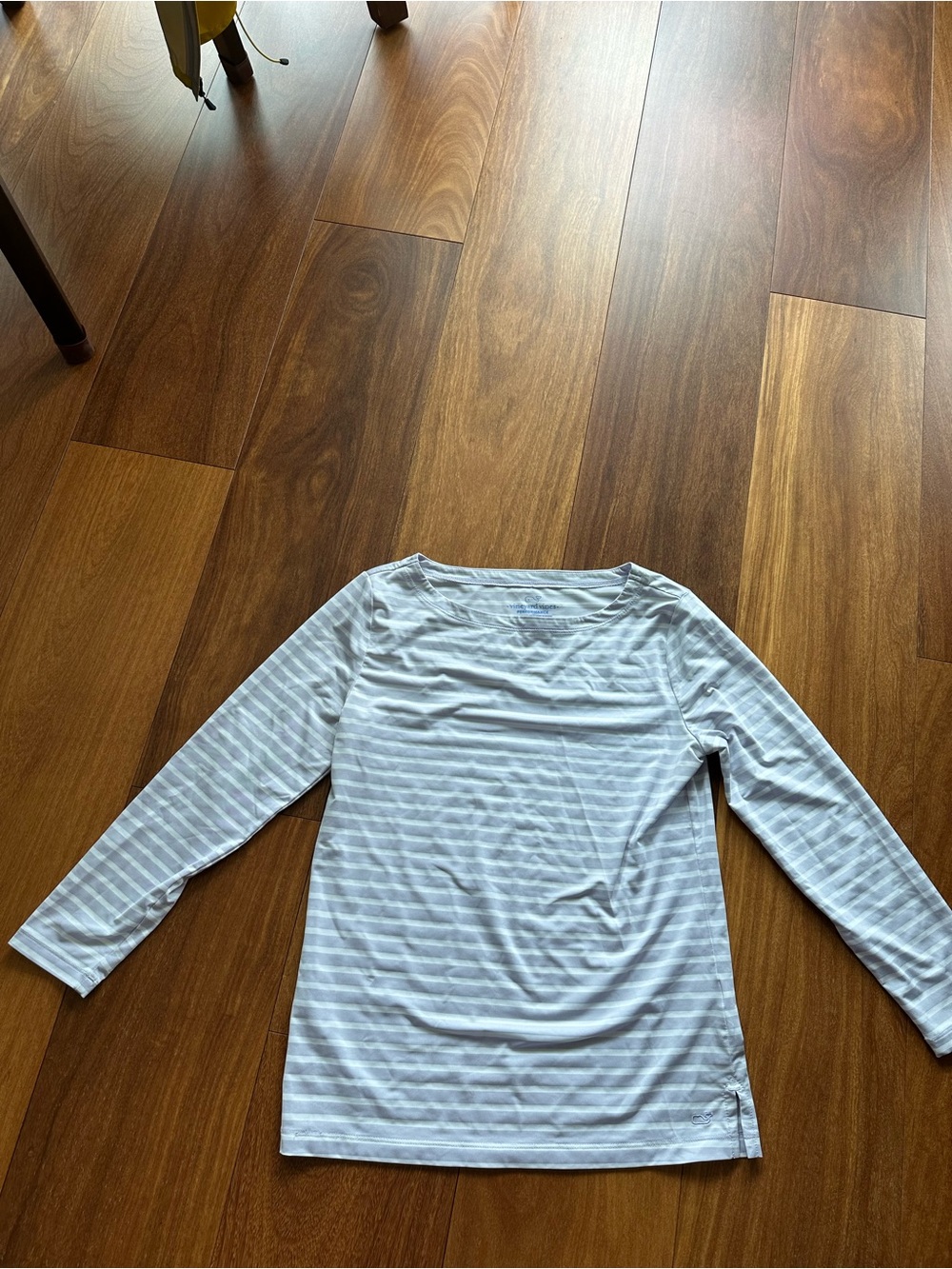 Vineyard Vines Performance Striped Boatneck Long Sleeve Top XS